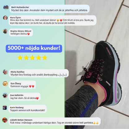 StinaTrek - Hiking kängor | Including FREE Orthopedic Sula