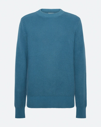 Freja™ | Rob single knit sweater | Blue Ashes