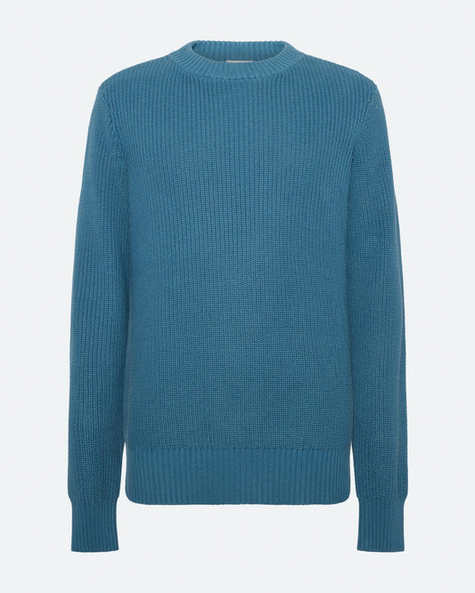 Freja™ | Rob single knit sweater | Blue Ashes