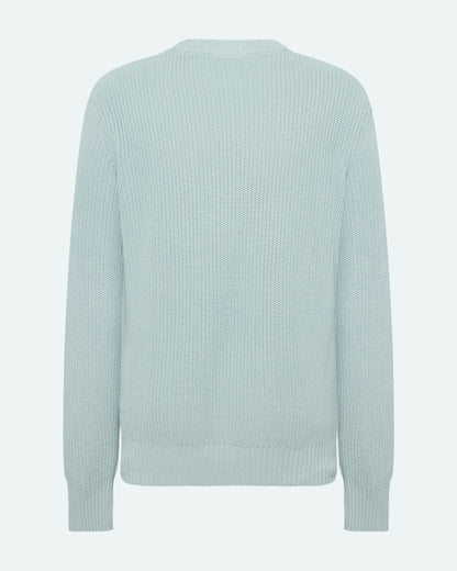 Freja™ | Rob single knit sweater | Gray fog