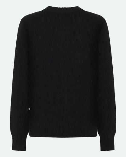 Freja™ | Rob single knit sweater | Black