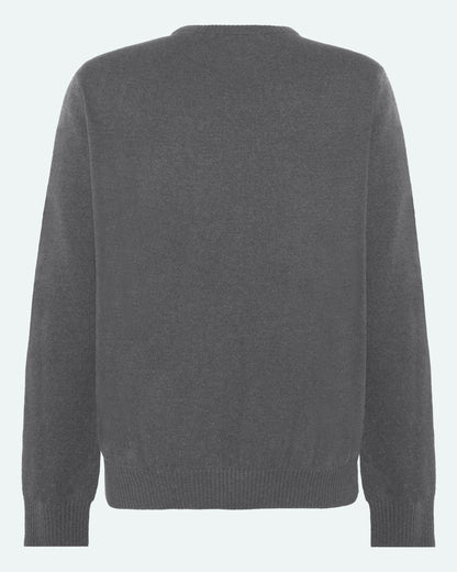 Freja™ | Roland jumper | Dark grey melange