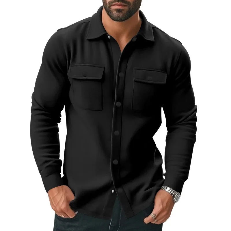 Fjordhavn™ – Modern Men's Shirt in Structured Design