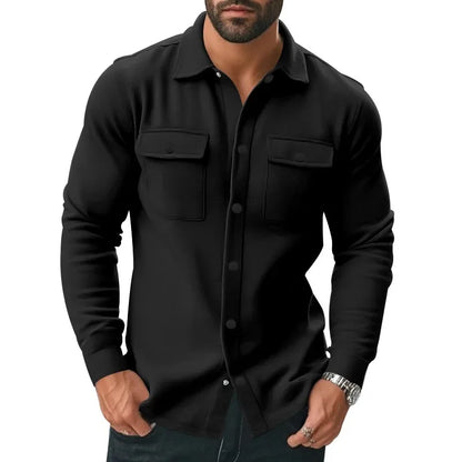 Fjordhavn™ – Modern Men's Shirt in Structured Design