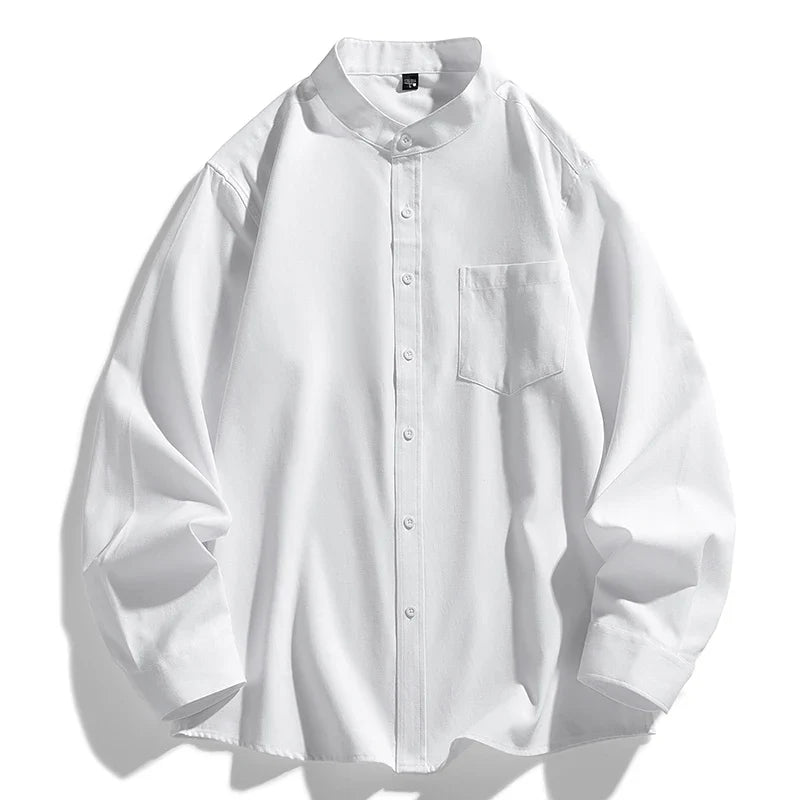 Lindhavn™ – Men's Shirt in Pure Mandarin Texture