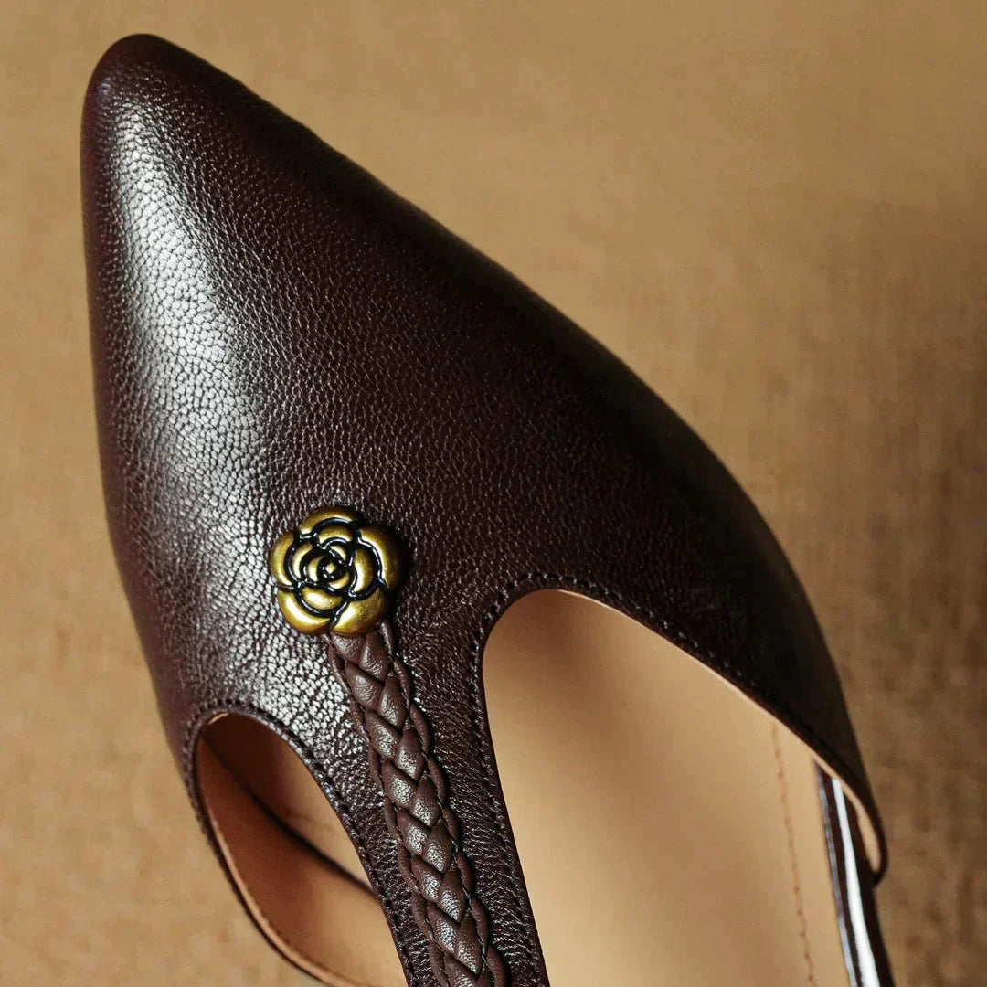 Kathy | Eleganta lädersandaler