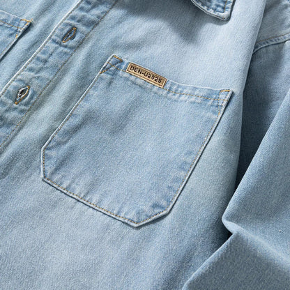 Nordvigg™ – Men's Shirt in Timeless Denim Texture