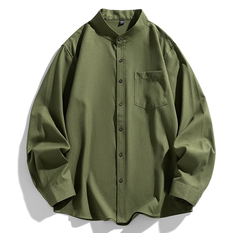 Lindhavn™ – Men's Shirt in Pure Mandarin Texture