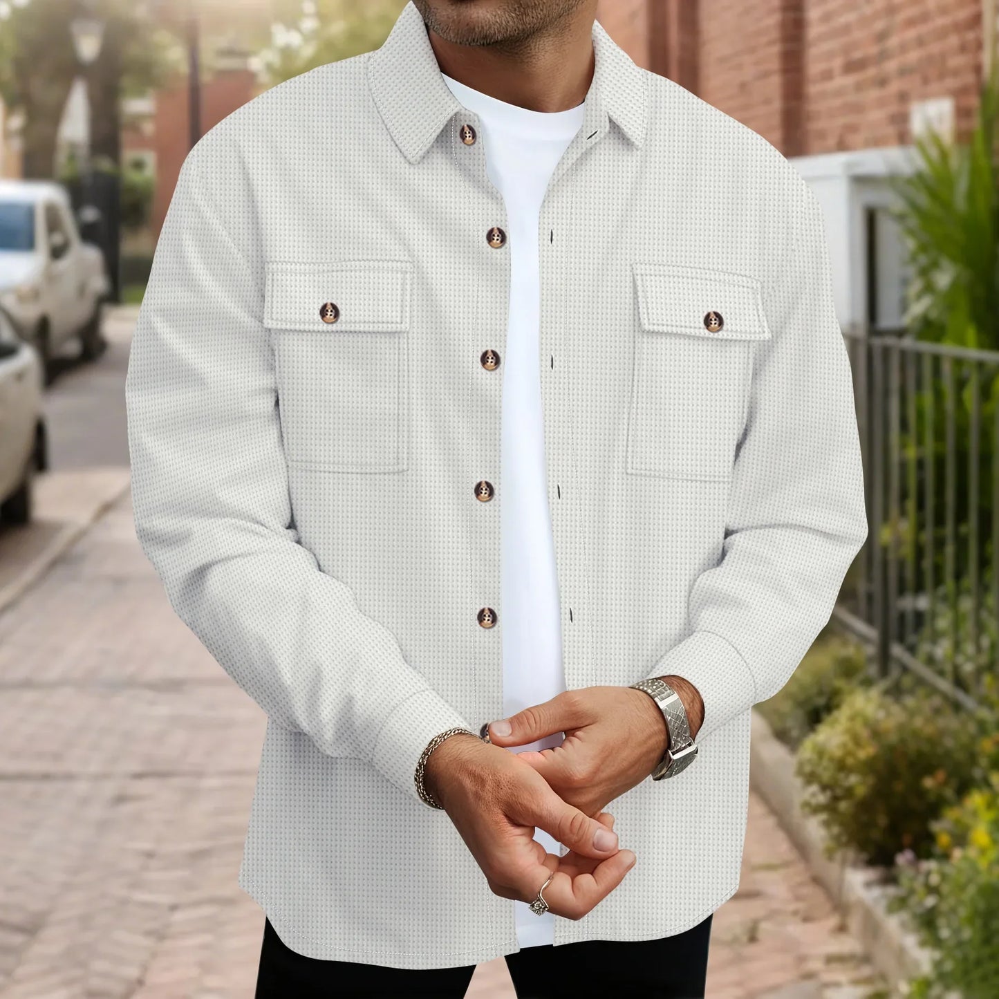 SveaCord™ – Men's shirt in soft Manchester fabric