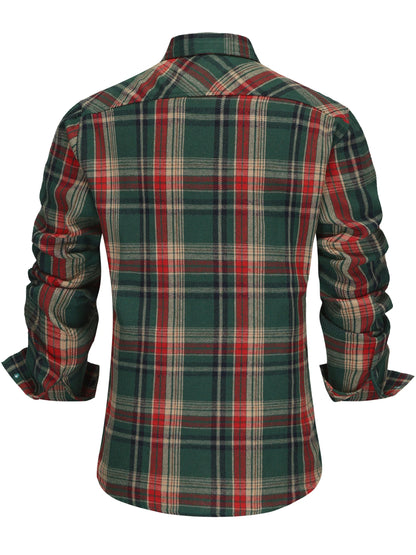 Fjellstad™ – Classic Men's Shirt in Soft Flannel