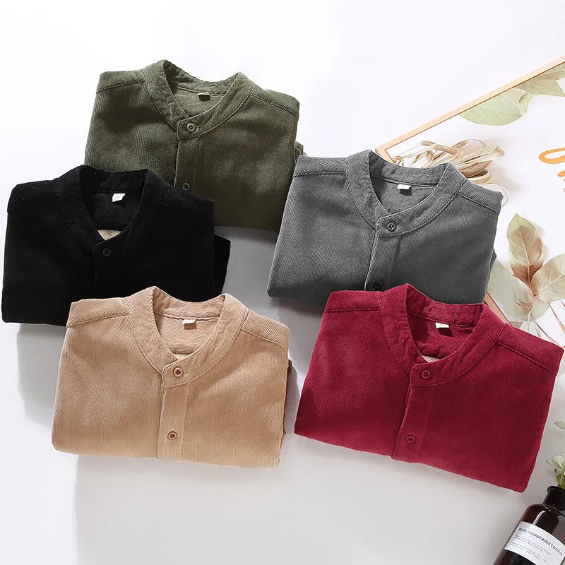 Vinterhamn™ – Men's Shirt in Pure Mandarin Texture