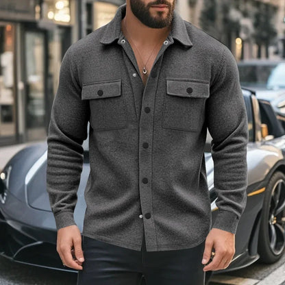 Fjordhavn™ – Modern Men's Shirt in Structured Design