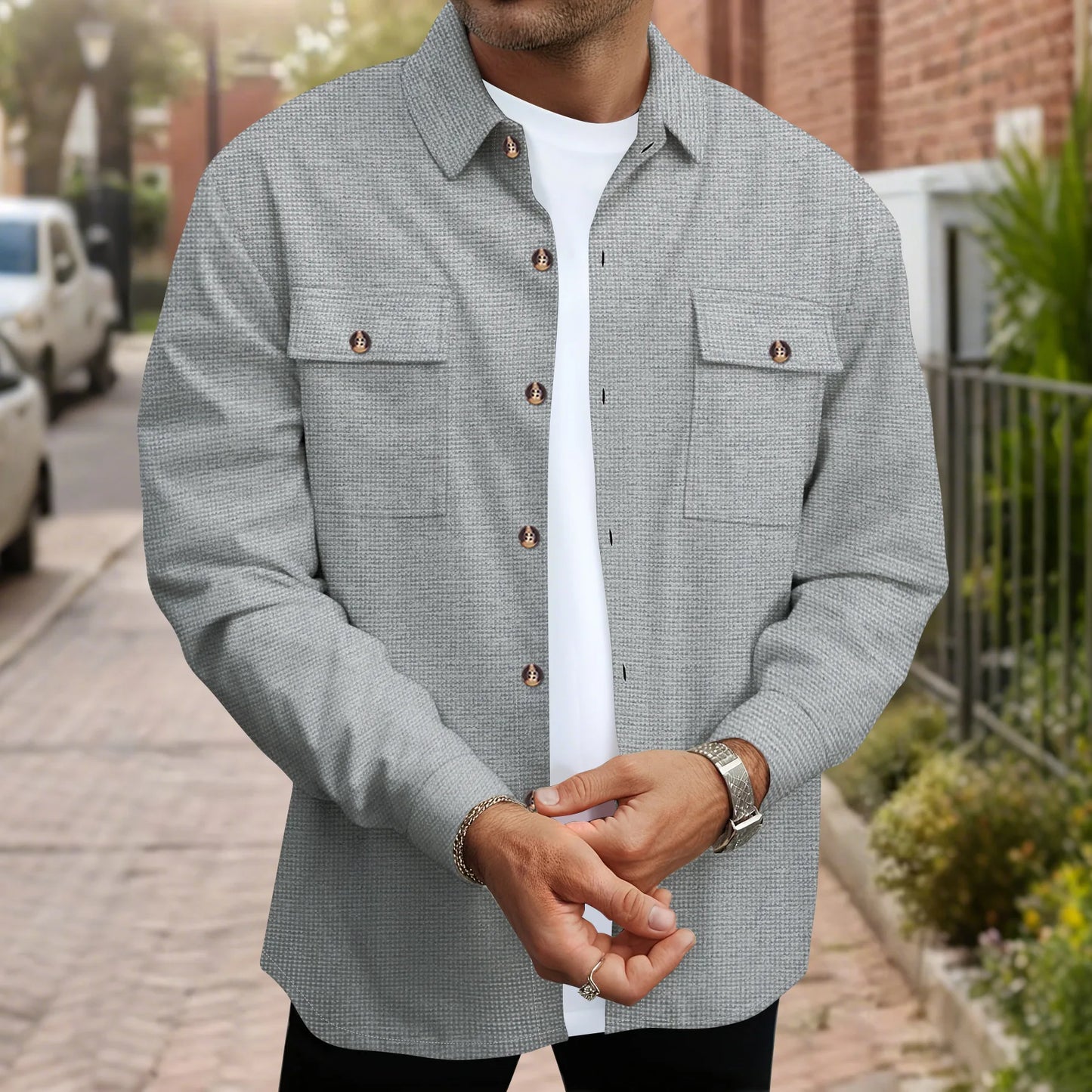 SveaCord™ – Men's shirt in soft Manchester fabric
