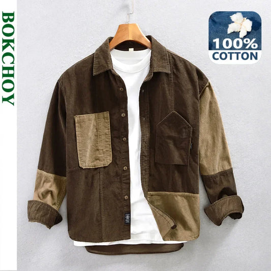 Granvik™ – Men's Shirt in Patchwork Structure