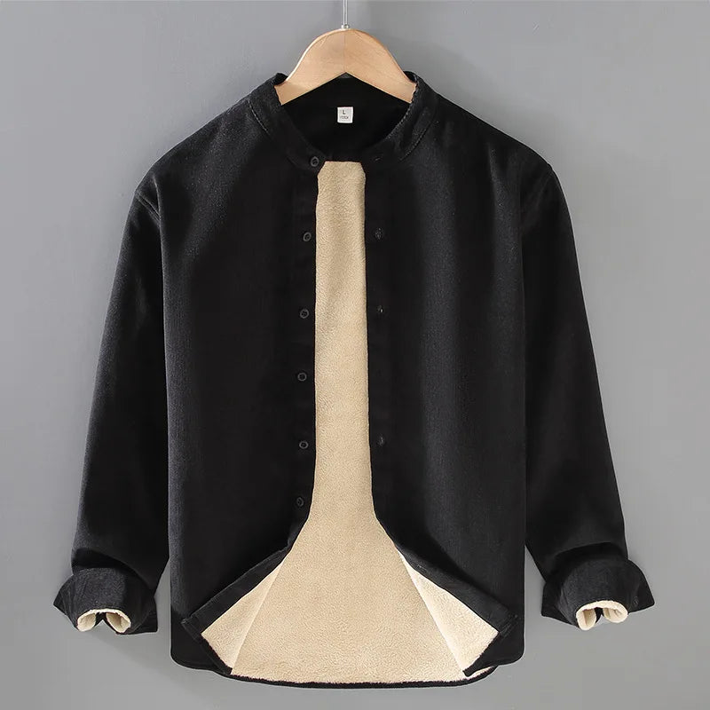 Vinterhamn™ – Men's Shirt in Pure Mandarin Texture