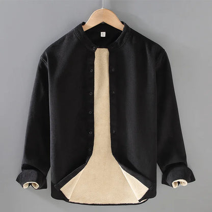 Vinterhamn™ – Men's Shirt in Pure Mandarin Texture