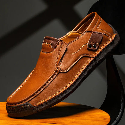 Brixton™ – Handmade Leather Loafers for Timeless Elegance