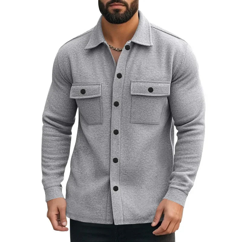 Fjordhavn™ – Modern Men's Shirt in Structured Design