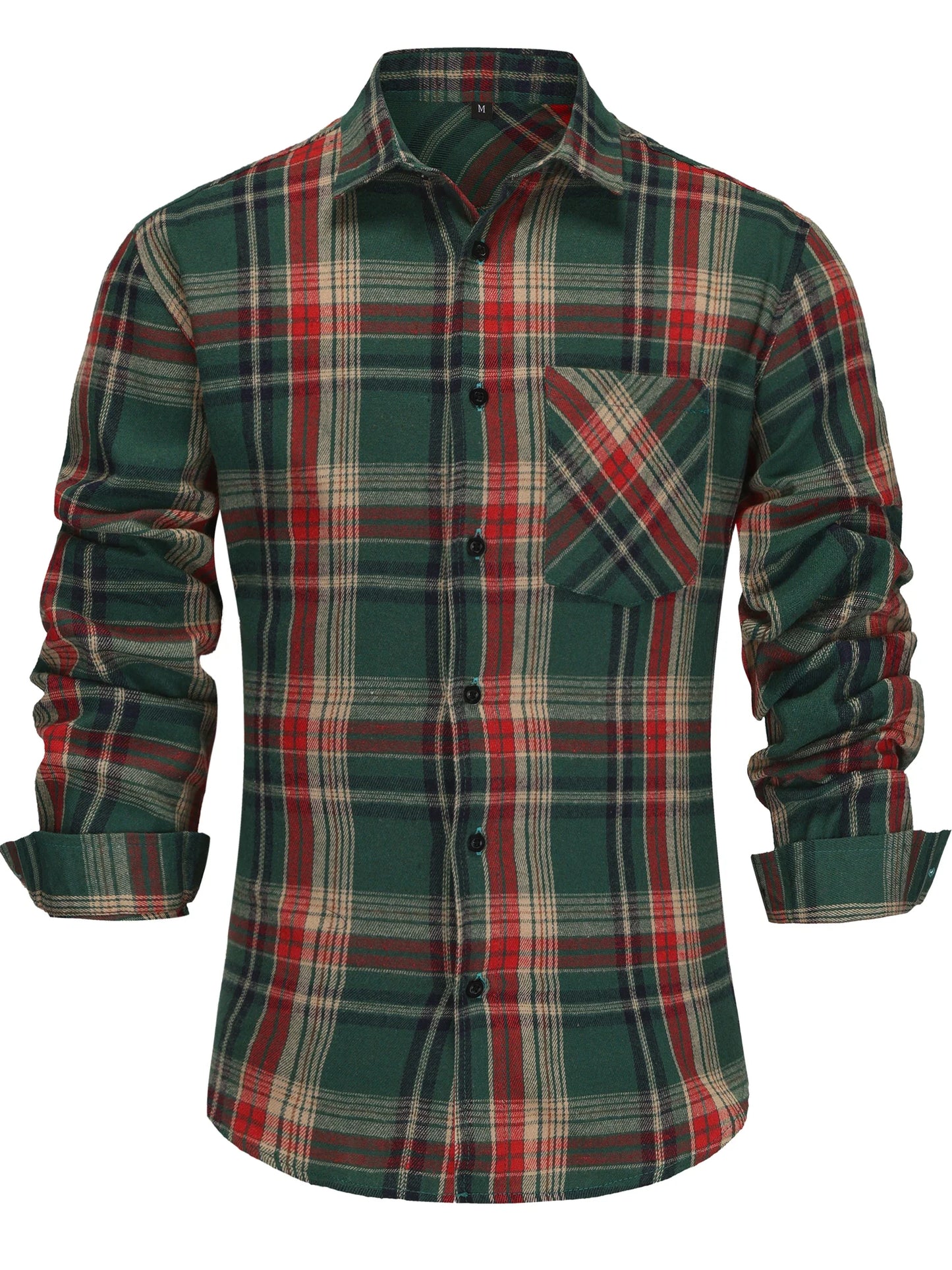 Fjellstad™ – Classic Men's Shirt in Soft Flannel
