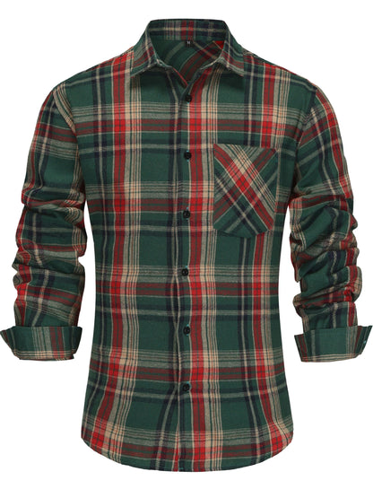 Fjellstad™ – Classic Men's Shirt in Soft Flannel