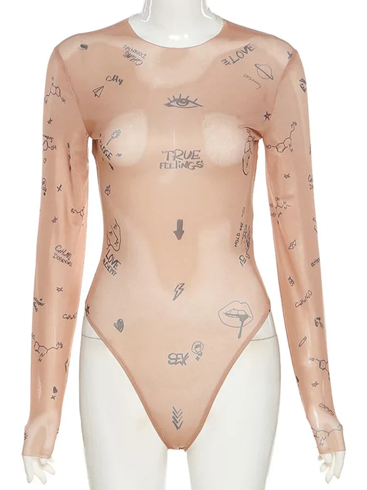 JANELLA™ – Modern mönstrad meshbody