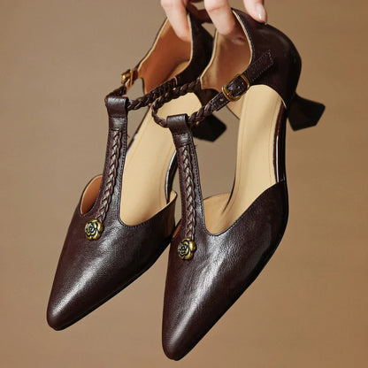 Kathy | Eleganta lädersandaler