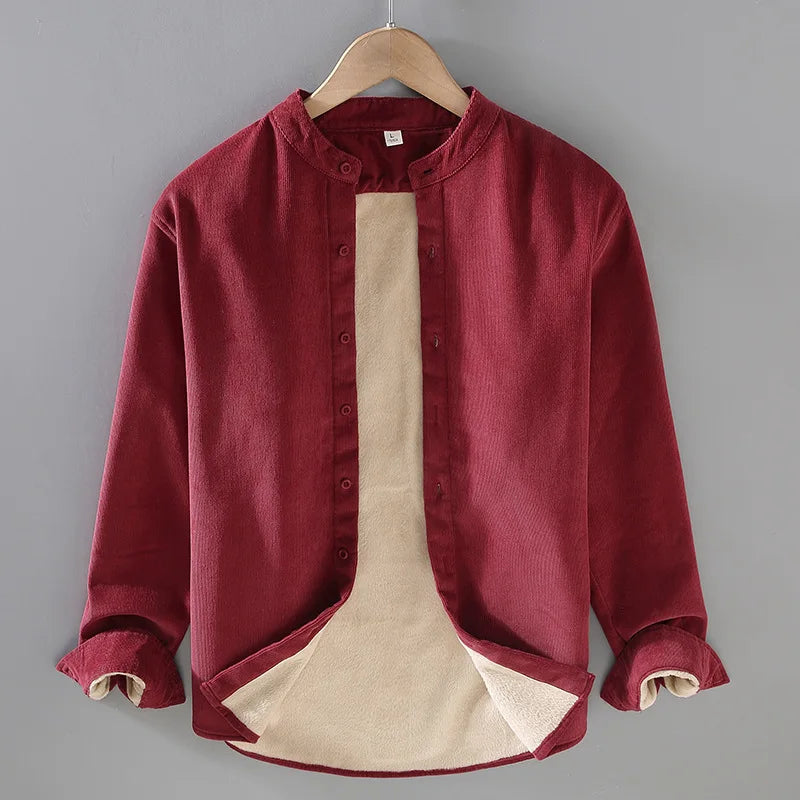 Vinterhamn™ – Men's Shirt in Pure Mandarin Texture