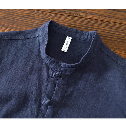 Vargheim™ – Men's Shirt with Pure Stand-up Collar