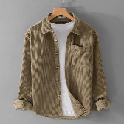 Classic Corduroy Overshirt for Men