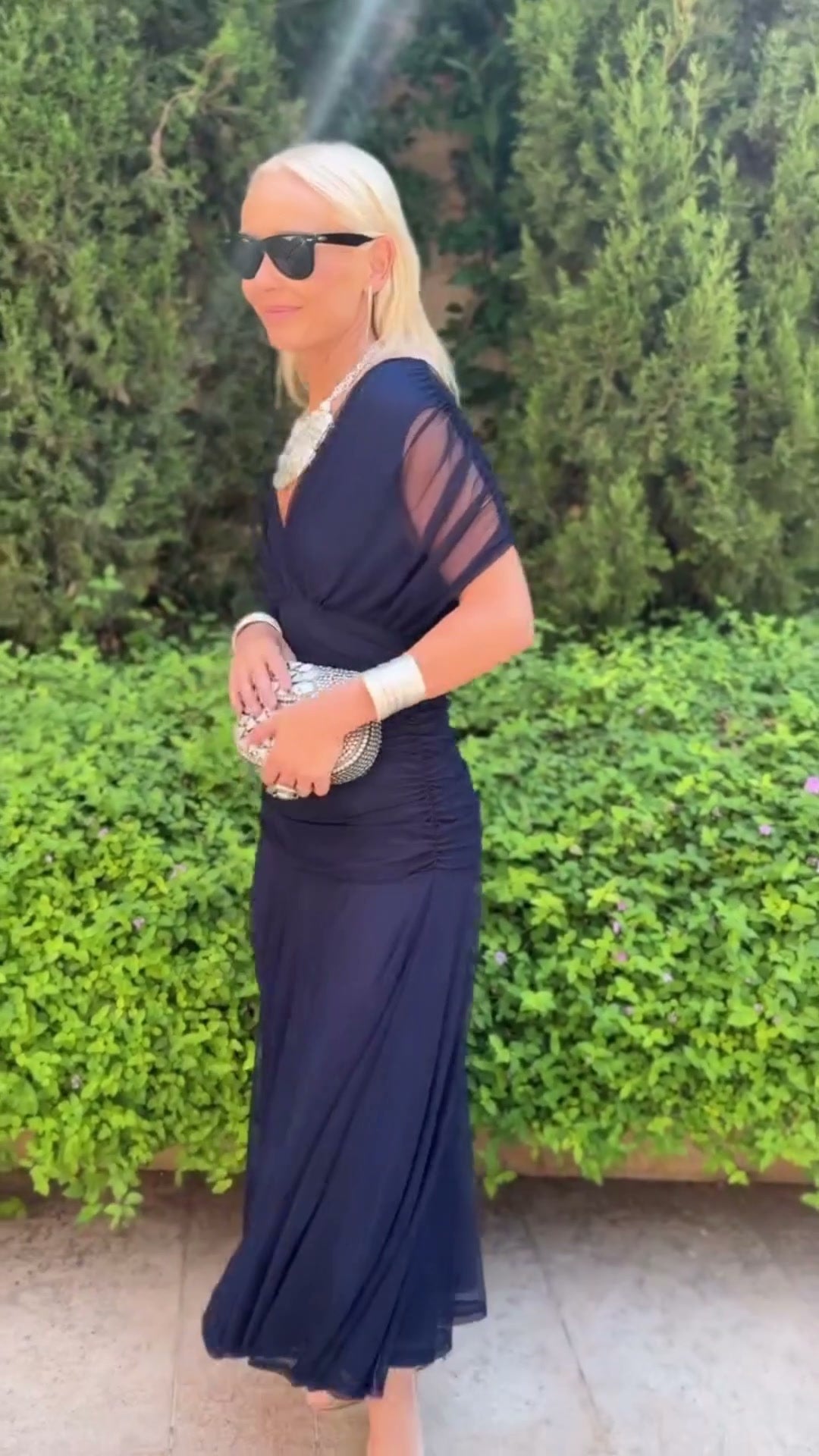 Avery - Elegant Blå Klänning