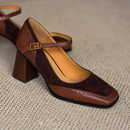 Ellie | Klassiska pumps i läder