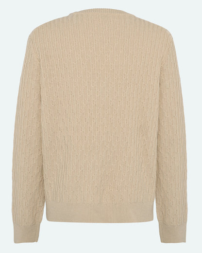Freja™ | Saigon knitted sweater | Turtle Dove