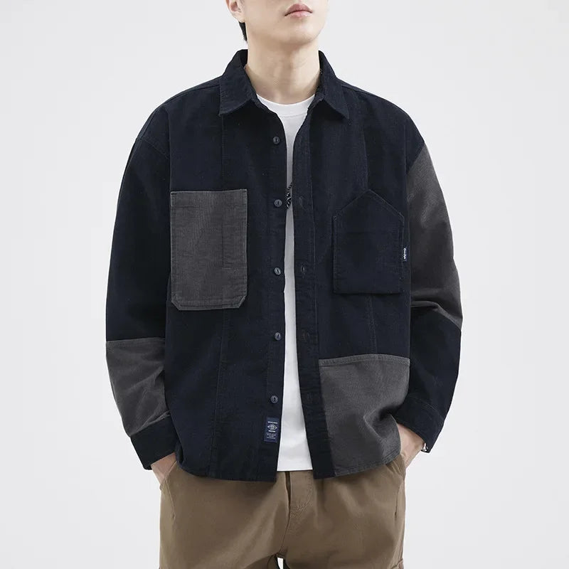 Granvik™ – Men's Shirt in Patchwork Structure