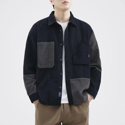 Granvik™ – Men's Shirt in Patchwork Structure