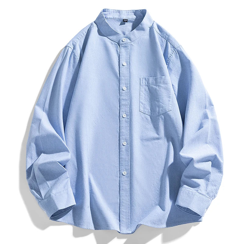 Lindhavn™ – Men's Shirt in Pure Mandarin Texture