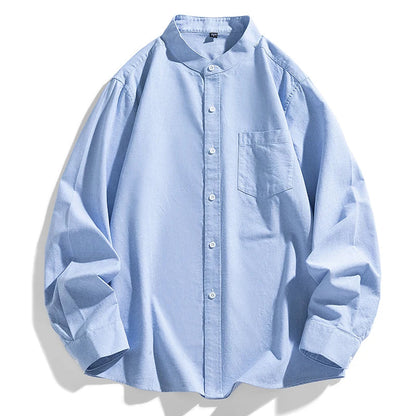 Lindhavn™ – Men's Shirt in Pure Mandarin Texture