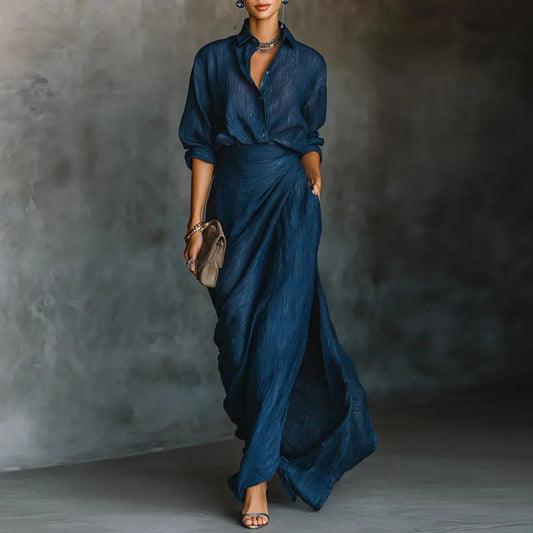 Ismeria | Plisserad Maxi Ensemble