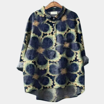 TALLIE™ – Avslappnad mönstrad blus
