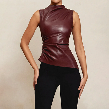 SERAN™ | Elegant topp i konstläder