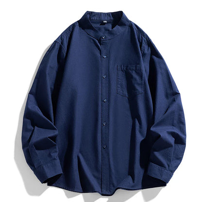 Lindhavn™ – Men's Shirt in Pure Mandarin Texture