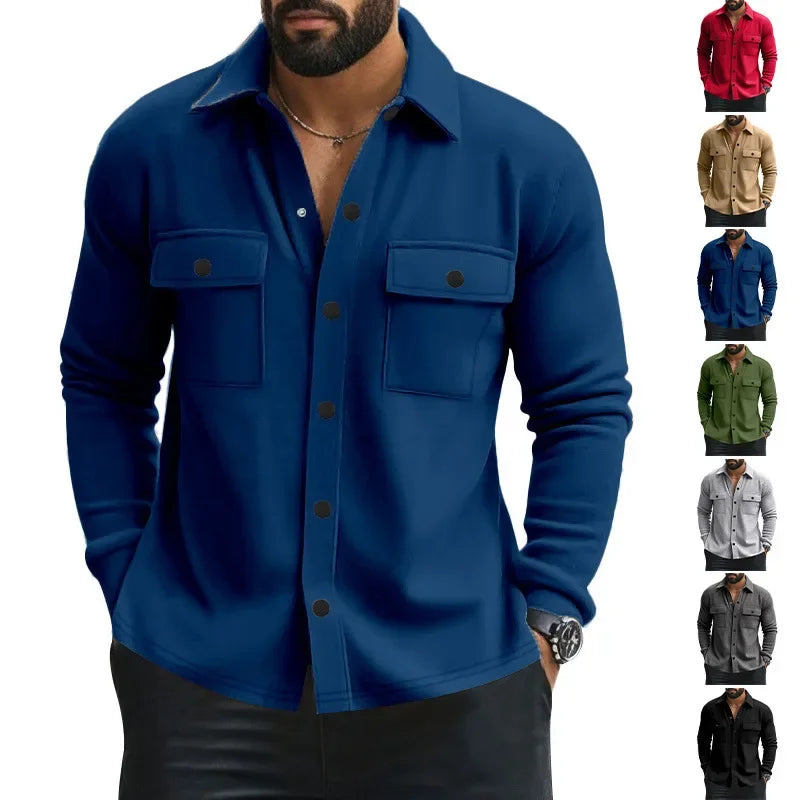 Fjordhavn™ – Modern Men's Shirt in Structured Design