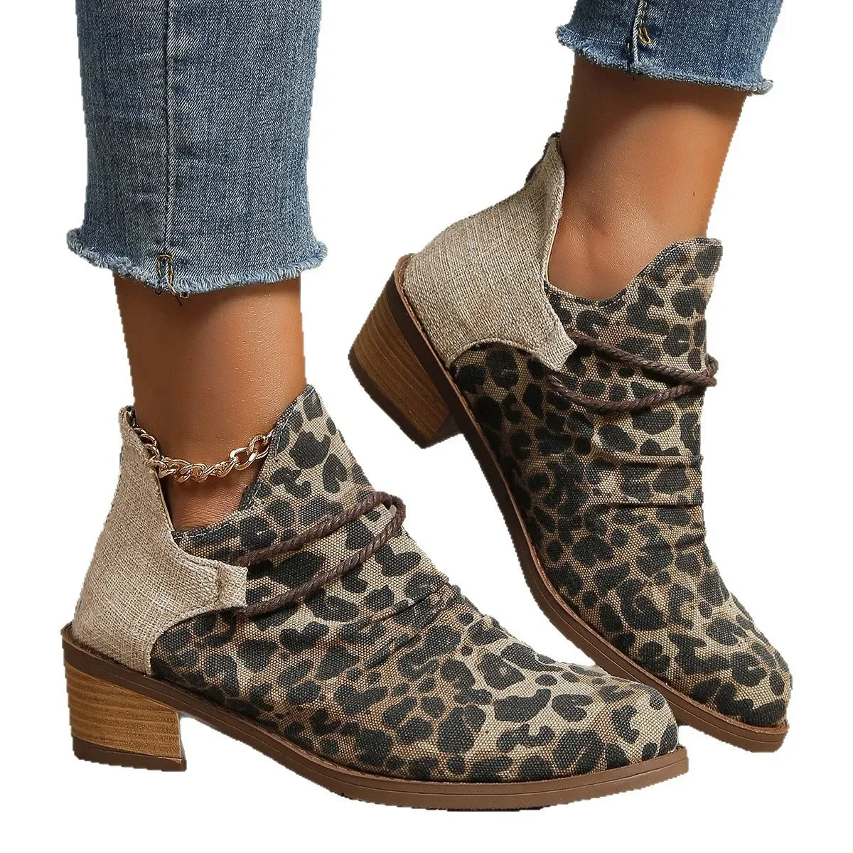 Vinterhavn™ – Ankle boots with structured upper and stable heel