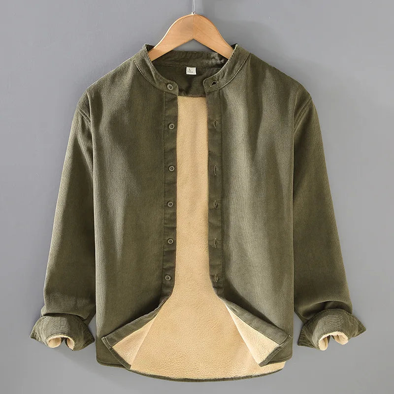 Vinterhamn™ – Men's Shirt in Pure Mandarin Texture