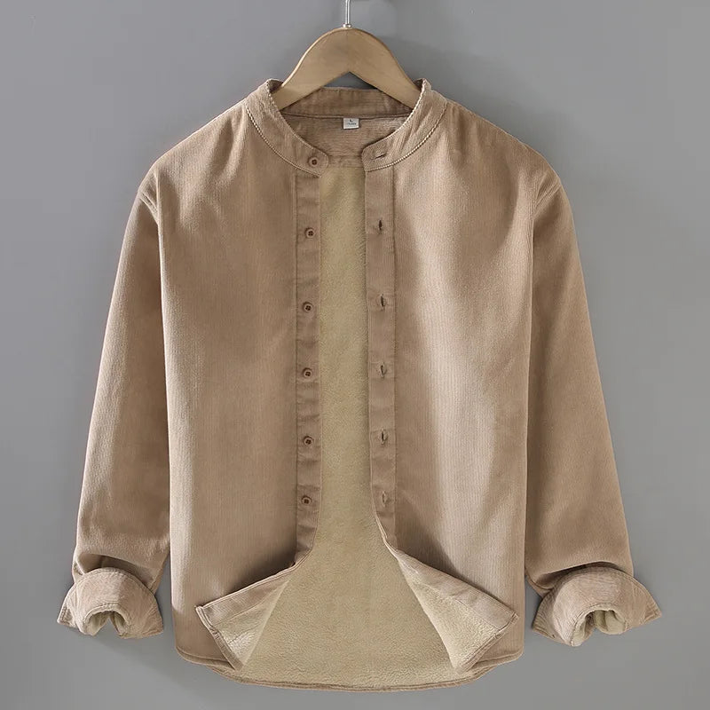 Vinterhamn™ – Men's Shirt in Pure Mandarin Texture