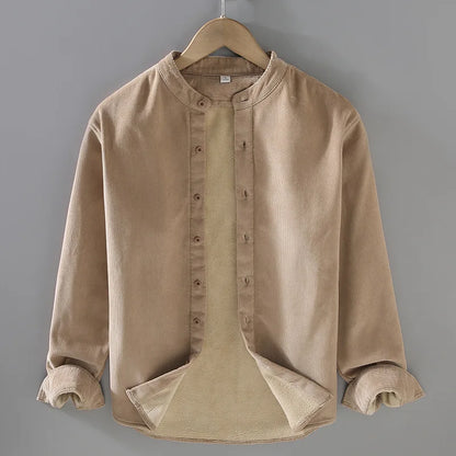 Vinterhamn™ – Men's Shirt in Pure Mandarin Texture