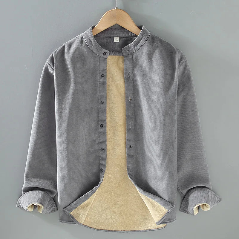 Vinterhamn™ – Men's Shirt in Pure Mandarin Texture