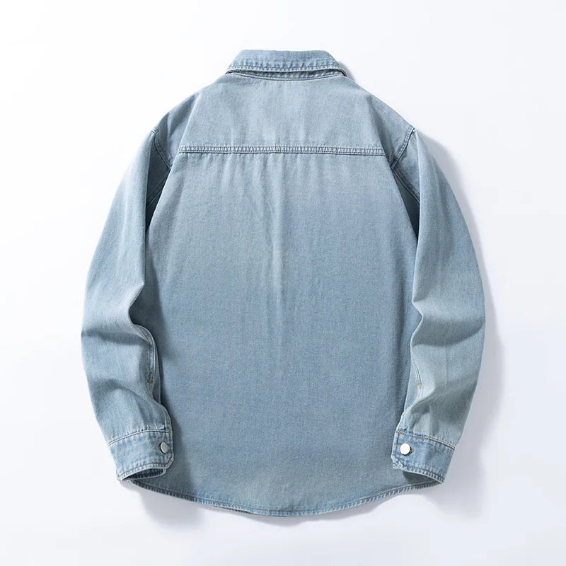 Nordvigg™ – Men's Shirt in Timeless Denim Texture