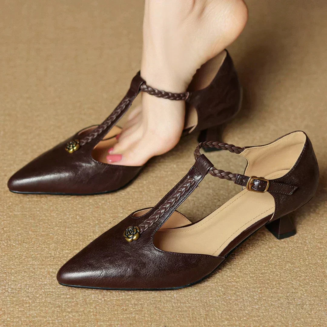 Kathy | Eleganta lädersandaler