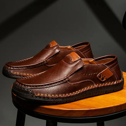 Brixton™ – Handmade Leather Loafers for Timeless Elegance