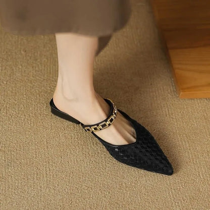 Celvara™ Pointed Slip-On Mules